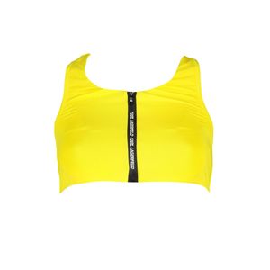 KARL LAGERFELD SWIMSUIT PARTS ABOVE YELLOW WOMAN