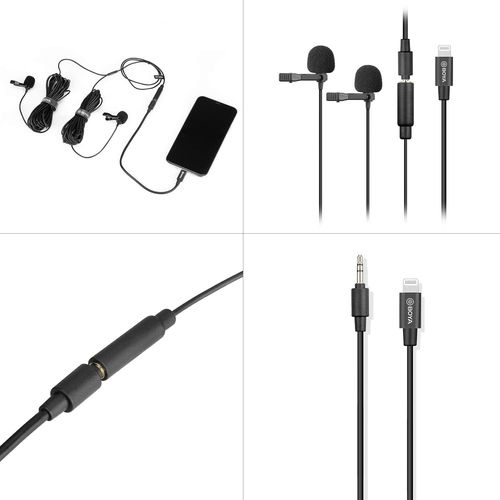 Boya Dual-mic Lavalier mikrofon for iOS device slika 1