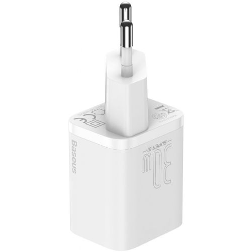 Baseus kućni punjač si usb-c qc 30w white slika 3