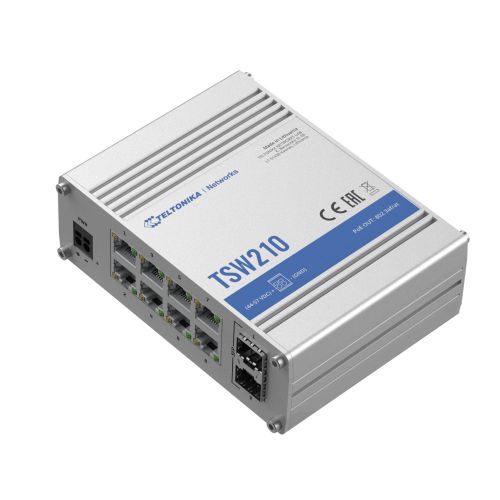 Teltonika TSW210 , Switch 8 10/100/1000, 2 SFP port slika 1