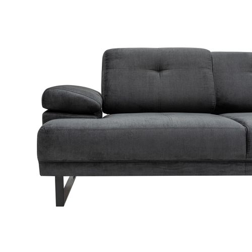 Atelier Del Sofa Kutna garnitura, Antracit, Mustang Small Right - Anthracite slika 12