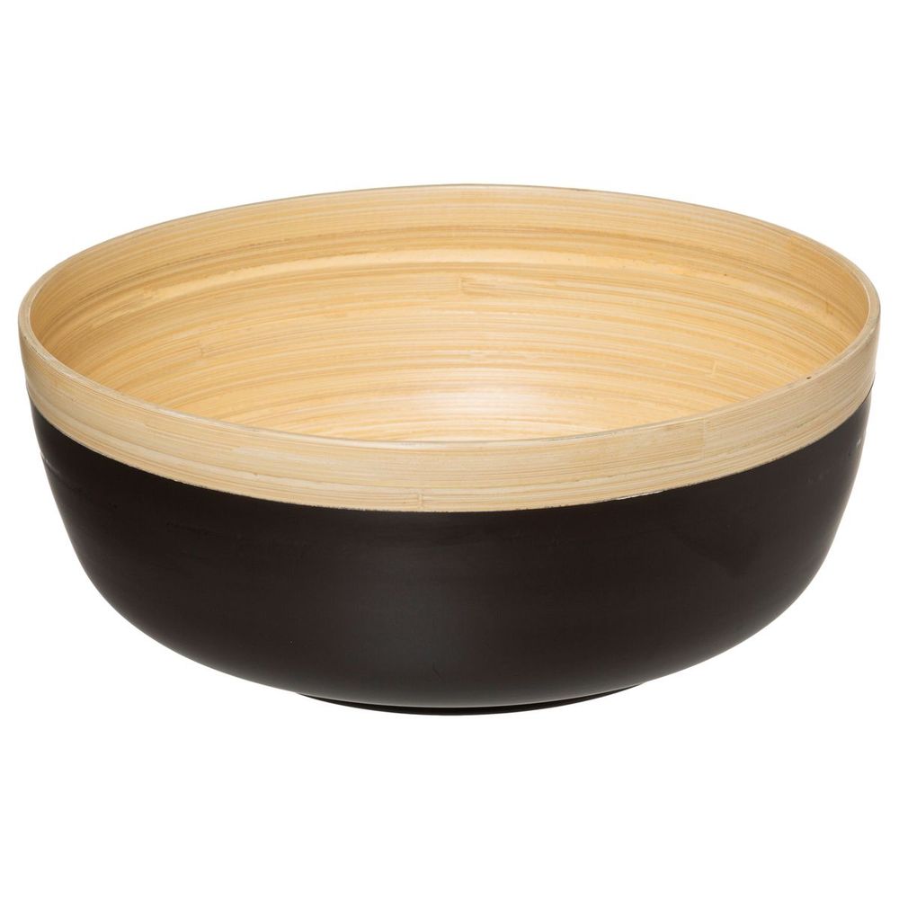 FIVE zdjela MODERN - 30x12 cm - bambus - crna slika 1