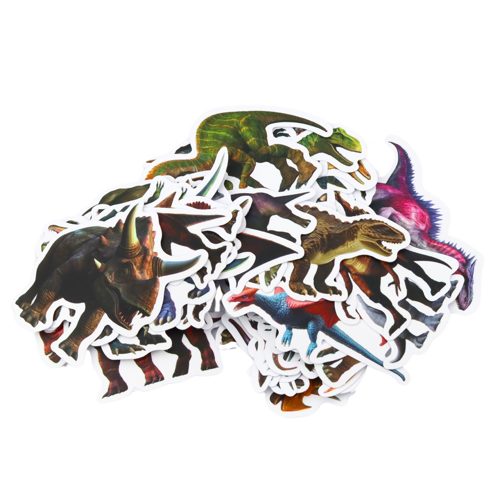 Set naljepnica za djecu s dinosaurima 4-7 cm 50 kom slika 2