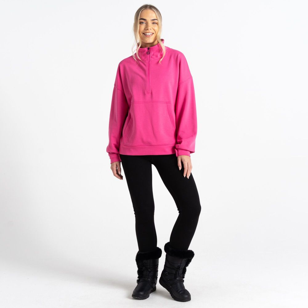 Dare2B Ženski duks Recoup II Half Zip, Sweatshirt Pure Pink slika 6