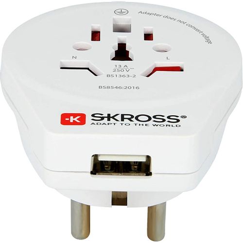 Skross adapter World za EU + USB-A slika 4