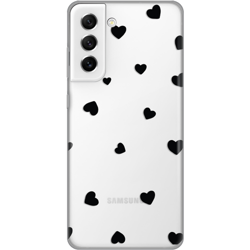 Torbica Silikonska Print Skin za Samsung G990 Galaxy S21 FE Heart slika 1