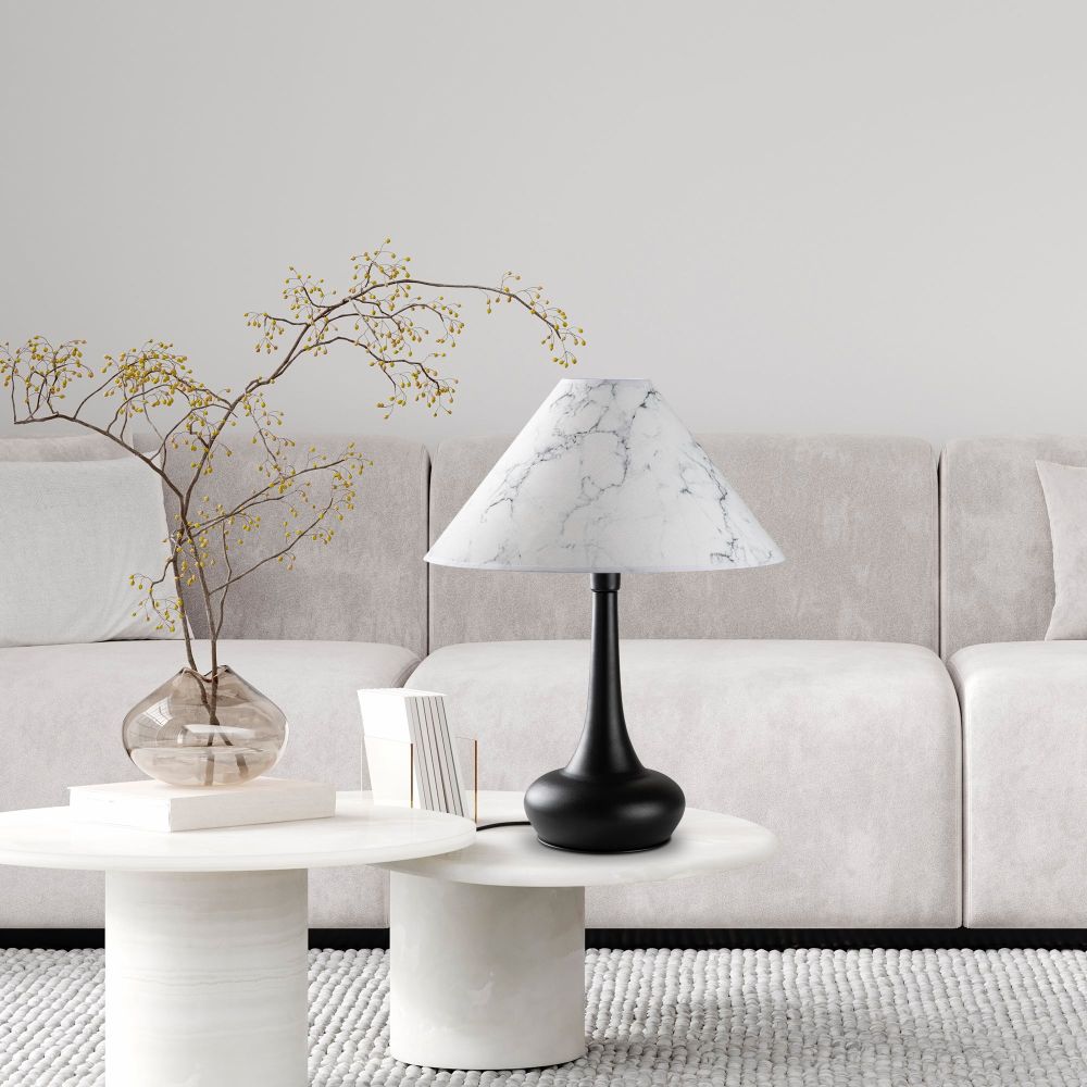 Luna - Crna Stolna Lampa 15253 slika 2