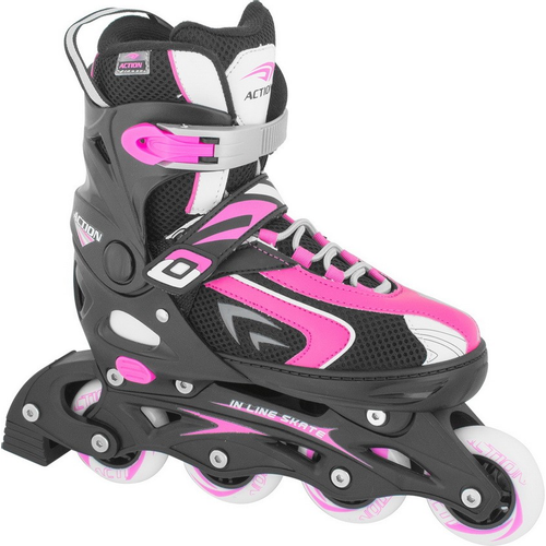 ROLER PW-126B ROZA CRNI PVC SINA PU TOCKICI ABEC5 VEL.L(40-43) 2015 PAR slika 1