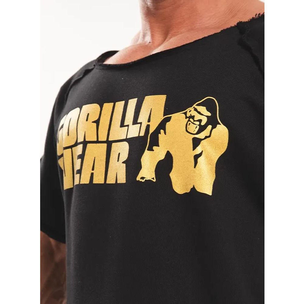 Gorilla Wear CLASSIC Trening Majica, Crno/Zlatna slika 3