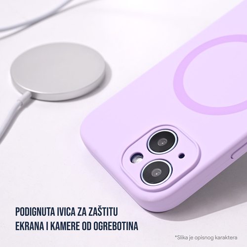 Torbica Magsafe Pure color za iPhone 12 6.1 pink slika 4