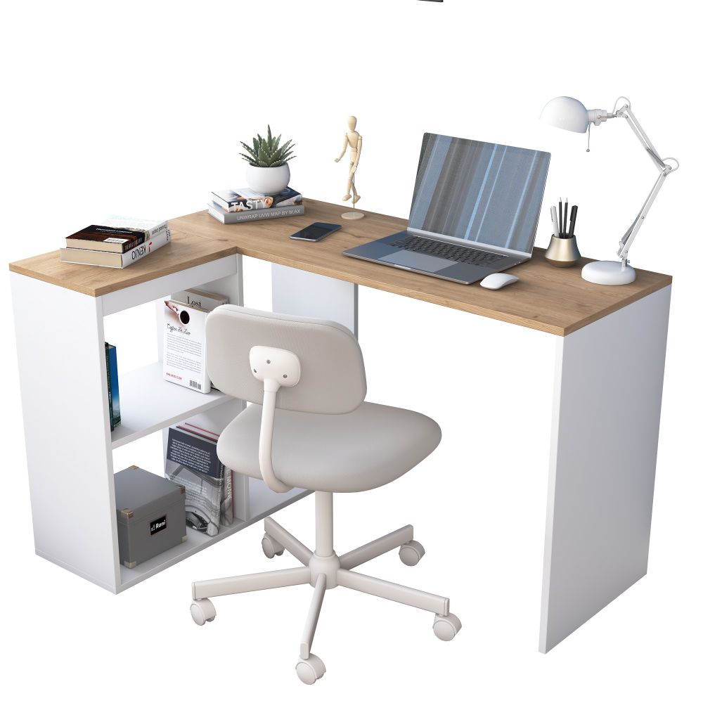 HA113 - 2035 OakWhite Radni Sto slika 5
