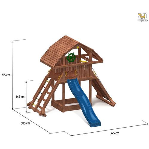 Fungoo Toranj GIANT - Drveno dječije igralište slika 6