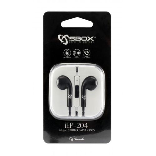 SBOX slušalice + mikrofon IEP-204 crne slika 6