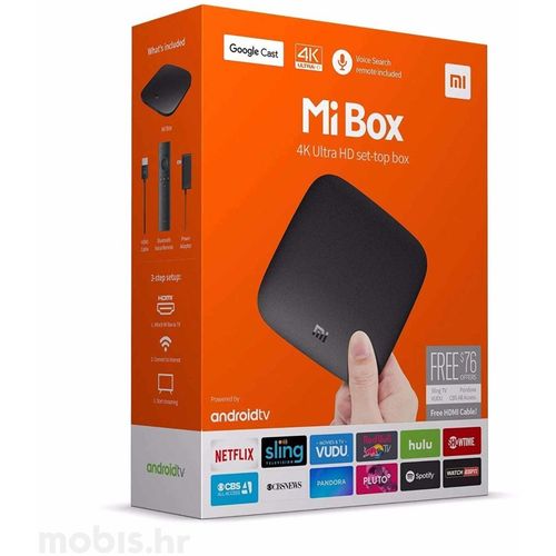 Xiaomi MI TV BOX S 4K BLACK MDZ22AB slika 3