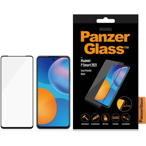 Panzerglass zaštitno staklo za Huawei P smart 2021 case friendly black slika 1