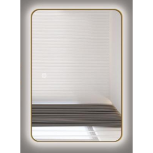 Ceramica lux   Ogledalo alu-ram 50x70, gold, touch-dimer pozadinski- CL34 300030