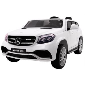 Licencirani auto na akumultor Mercedes Benz AMG 63 GLS 4WD - bijeli/lakirani