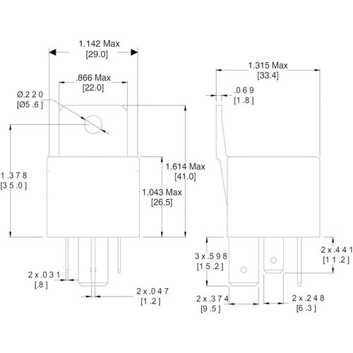 Zettler Electronics AZ979-1A-24D automobilski relej 24 V/DC 80 A 1 zatvarač slika 2