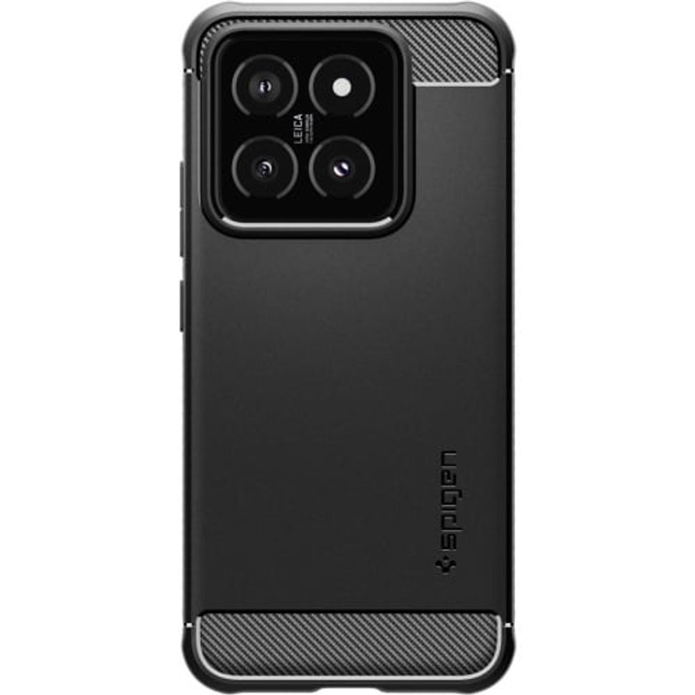 Spigen Rugged Armor maska za Xiaomi 14 - crna slika 7