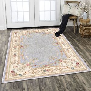 Conceptum Hypnose  ELS1800 - Blue Multicolor Hall Carpet (80 x 150)