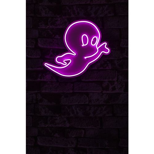 Wallity Ukrasna plastična LED rasvjeta, Casper The Friendly Ghost - Pink slika 2