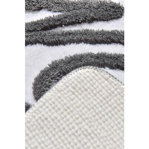 Bathroom - Grey GreyWhite Acrylic Bathmat Set (3 Pieces) slika 3