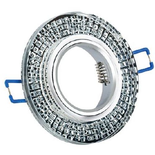 Staklena lampa za sijalicu/Palace-2/round/chrome/GU5.3/MR16 slika 1