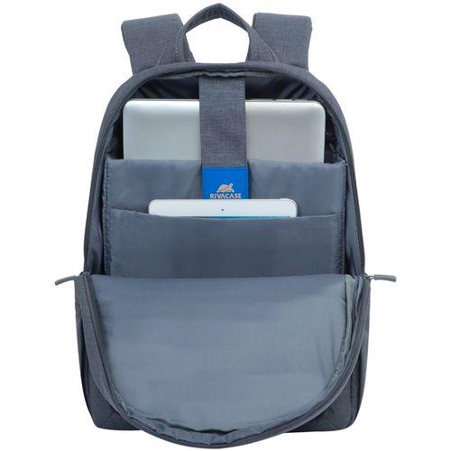 Ruksak RivaCase 15.6" Alpendorf 7560 Grey laptop Canvas backpack slika 6