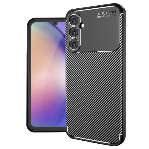 Techsuit – CarbonFiber maska za Samsung Galaxy A25 5G – crna slika 1