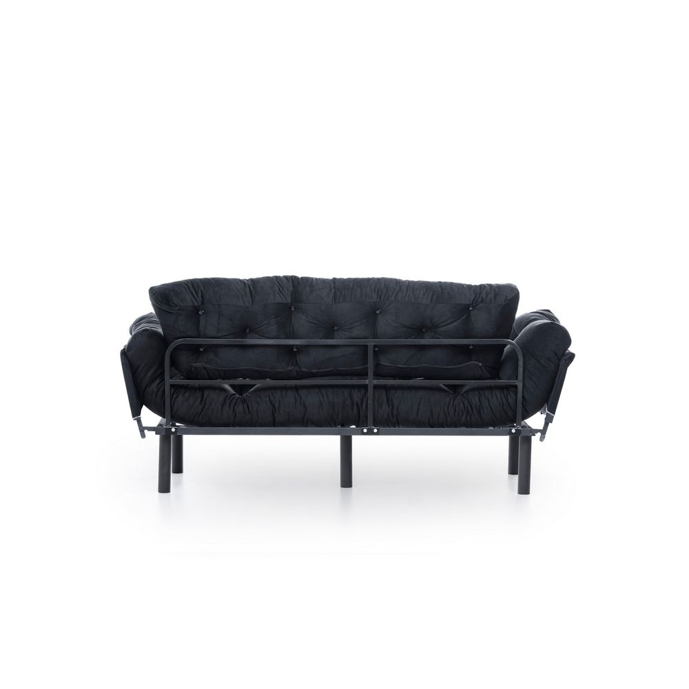 Nitta Triple - Crni Troosni Sofa na Razvlačenje slika 13