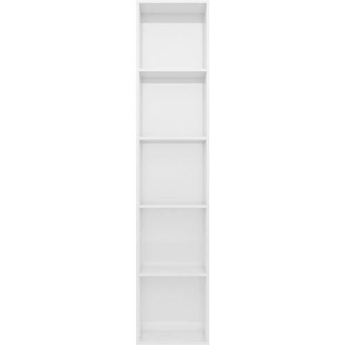 Ormarić za knjige sjajni bijeli 40x30x189 cm konstruirano drvo slika 44
