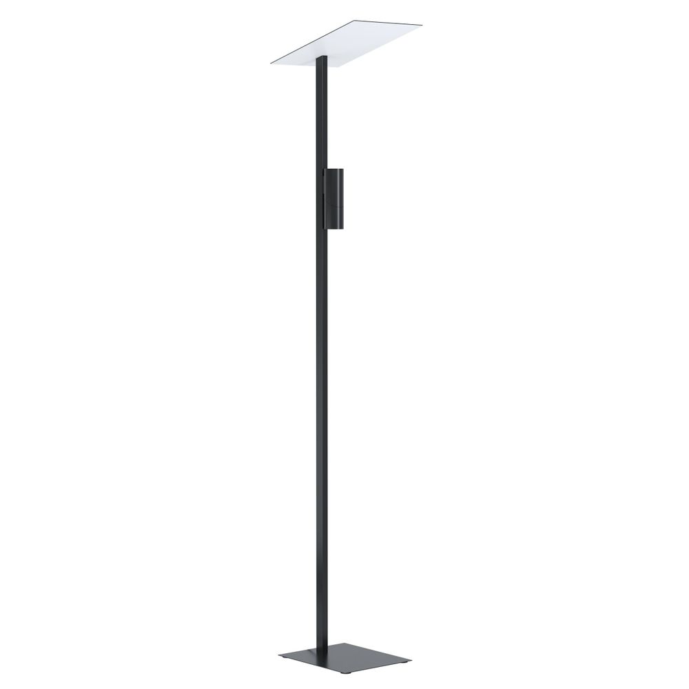 Eglo podna lampa budensea gu10 2x4,5w crno, bijelo š:250mm v:1800mm slika 1