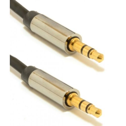 CCAPB-444-1M Gembird AUX 3.5mm stereo plug to 3.5mm stereo plug audio kabl pozlaceni konektor 1m slika 2