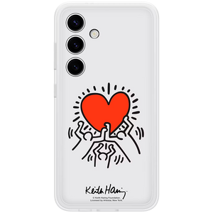 Samsung Galaxy S24 Flipsuit Case White (includes White Keith Haring plate)