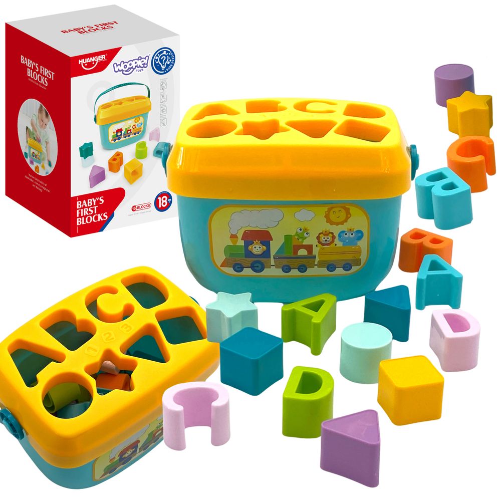 Woopie baby sorter 2u1 kovčeg škrinja + učenje abecede i oblika slika 1