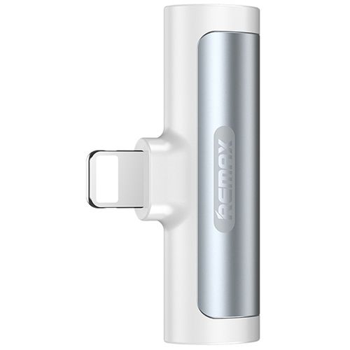 Adapter REMAX Lightning na Lightning + audio, RL-LA03i (bijeli) slika 1