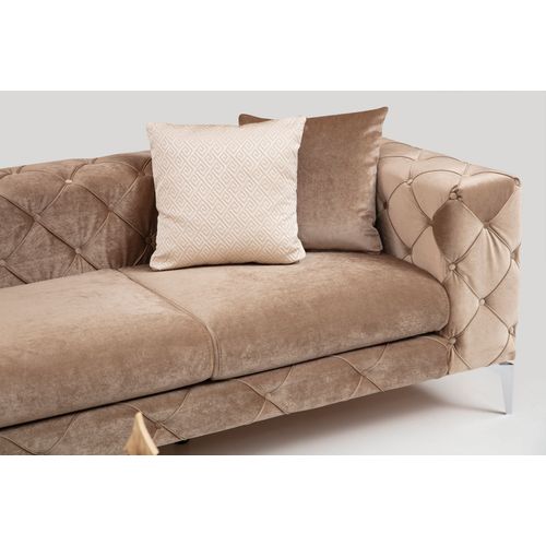 Como - Dark Cream Dark Cream 4-Seat Sofa slika 3