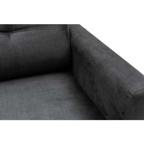 Atelier Del Sofa Kutna garnitura, Antracit, Mustang Small Left - Anthracite slika 15