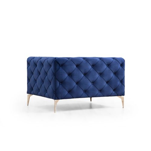 Atelier Del Sofa Fotelja, Mornarsko plava, Como - Navy Blue slika 3