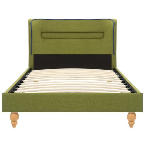 Krevet od tkanine s memorijskim madracem LED zeleni 90 x 200 cm slika 30