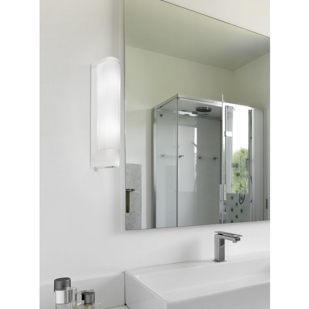 Eglo Bari 1 zidna/2, e14, 2x40w, ip20, d 350, sa utič. Bijela  slika 8