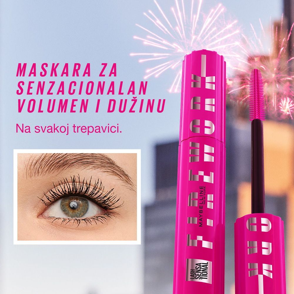 Maybelline New York Lash Sensational Firework Maskara slika 3
