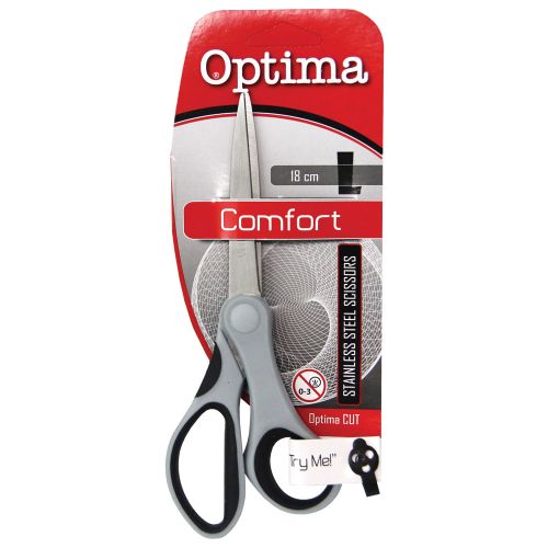 Škare OPTIMA Comfort L srednje 18cm  slika 2