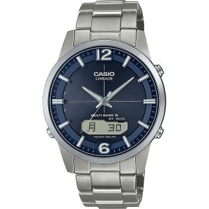 Muški sat Casio LINEAGE Multi Band 6 Tough Solar Srebrna (Ø 40 mm)