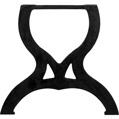 Noge za stolić za kavu 2 kom u obliku slova X lijevano željezo slika 51