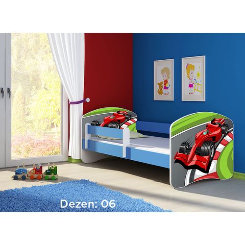 Deciji krevet ACMA II 140x70 + dusek 6 cm BLUE6 slika 1