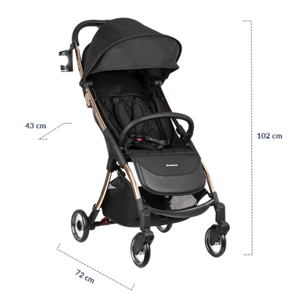 Kikka Boo Kolica Cloe, Black slika 9