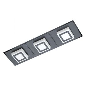 Eglo Masiano 1 zidna/plafonjera/3, led, 3x3,3w, 3x340lm, crna/aluminijum/čelik 