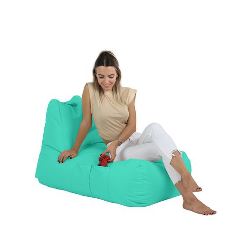 Atelier Del Sofa Vreća za sjedenje, Trendy Comfort Bed Pouf - Turquoise slika 6