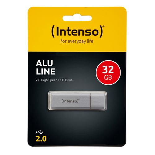 Intenso 32GB Alu Line USB 2.0 Memorijski Stick - Srebrni slika 3